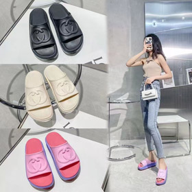 GUCCI Interlocking Vintage Slide Sandals-5134  