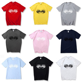 Ghostemane European and American dark style printed short-sleeved T-shirt-5225  